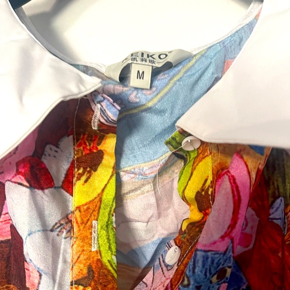 Puff sleeve mini dress - Picture 4 of 4